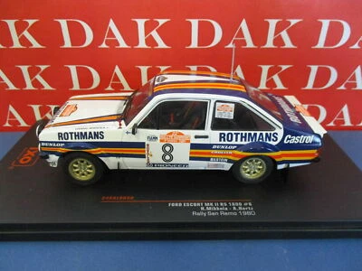 Die cast 1/24 Modellino Auto Ford Escort MKII RS 1800 Rally Sanremo 1980 Mikkola - Immagine 1 di 4