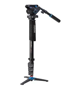 NEW! Benro A48FDS6 Monopod Kit with Flip Lock, S6 Head - Max Load 13.2 lb (6 kg) - Picture 1 of 3