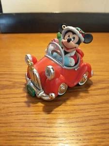 Vintage MICKEY & CO von Enesco MICKEY MOUSE Christmas Cruisin Ornament gebraucht - Bild 1 von 10