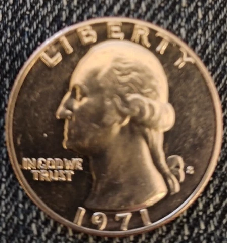 1971-s Washington Quarter.  In Prestine Condition.  PR69 or Better Deep CameoO/R Cover