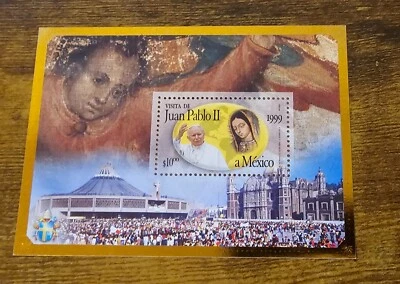 México Visita del Papa Pablo II a México. MNH. Scott 2118. MNH. 1999 Foto 1 de 3
