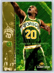 1995-96 Fleer Gary Payton Seattle SuperSonics #180 - Picture 1 of 2