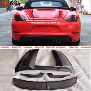 Alerón trasero medio fibra de carbono para Porsche 718 982 981 Boxster Cayman 13-24 - Imagen 1 de 21