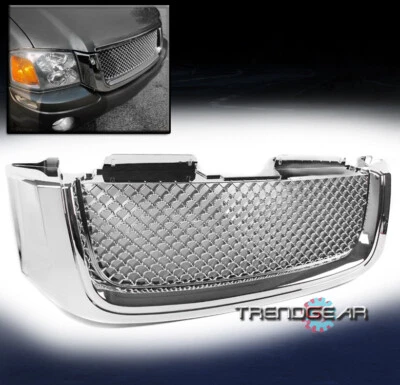GMC ENVOY XL XUV 2002-2008 malla de panal capó delantero superior rejilla inserción cromada Foto 1 de 4