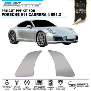 Película protectora trasera de pintura para protección de piedra para Porsche 911 991.2 Carrera 4 ajuste fabricante de equipos originales - Imagen 1 de 3