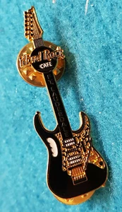 FT LAUDERDALE FLORIDA ORO NEGRO *MINI GUITARRA* SERIE Hard Rock Café PIN LE - Imagen 1 de 1