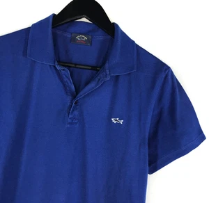 Men's Paul Shark Yachting Polo Shirt Navy Blue Short Sleeve Shirt Italy Size M - Picture 1 of 12