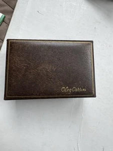 Oleg CassiniCuff Links BOX Vintage Men's Jewelry 3.5 X 2.5” - Picture 1 of 6