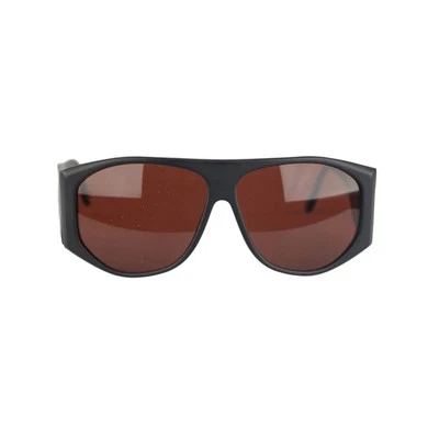 L.G.R. Matt Black Unisex Polarized Carthago Shield Sunglasses - Image 1 of 4