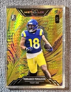 2025 Wild Card Metallix Terrance Ferguson RC Gold Foil 1/1 Los Angeles Oregon - Bild 1 von 2