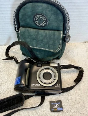 Olympus SP Series SP-350 8.0MP Digital Camera - Black - Image 1 of 4