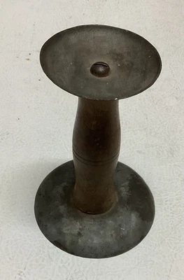 Primitive  Vintage Wooden Handled Hog Scraper Butchering Tool - Image 1 of 4