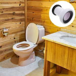 WC Schalthebel Dichtung Rohr Verlängerung Ablauf hinten Auslass Flansch Verlängerungsset - Bild 1 von 12