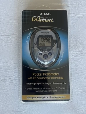 New Sealed Omron Go Smart HJ-112 2D Smartsensor Digital Pocket Pedometer - Image 1 of 2