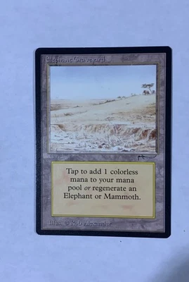 MTG Elephants Graveyard Arabian Nights English "Hot" - Image 1 of 2
