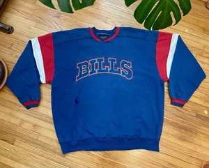 Vintage 90s XL Buffalo Bills NFL Super Bowl AFC Champions Sweatshirt USA - Bild 1 von 8