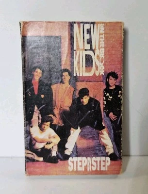 New Kids On The Block - Step by Step / Valentine Girl CASSETTE SINGLE 1990 - Image 1 of 4