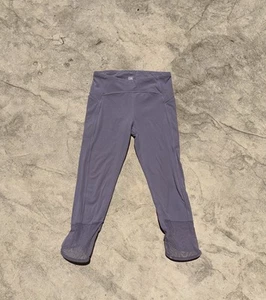 Athleta Girl Mind Over Matter Capri Leggings XL /14 Purple - Picture 1 of 3