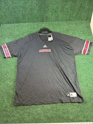 Camiseta deportiva negra de fútbol americano universitario Adidas NCAA Louisville Cardinals para hombre talla 3XL Foto 1 de 4