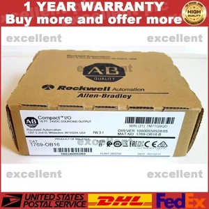 Nuevo módulo de salida Allen Bradley 1769-OB16 CompactLogix 16pt 24VDC US Stock - Imagen 1 de 5
