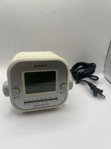 VTG Sony ICF-C180 Clock AM/FM Radio Dual Alarm Dream Machine Cube Tested Works - Picture 1 of 9