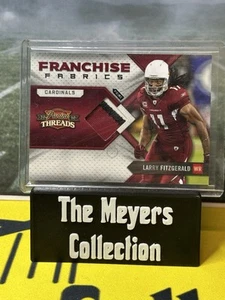 Larry Fitzgerald 2010 PANINI THREADS #3 SP 3 Color PATCH /50🔥CARDINALS 🔥 - Picture 1 of 4