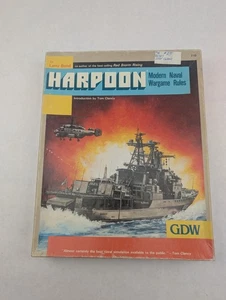 Harpoon Modern Naval Wargame Rules GDW 1987 - Mostly unpunched - Picture 1 of 5