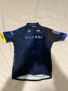 Mens Sugoi Short Sleeve Cycling Jersey UK Size Large Navy Blue - Picture 1 of 3