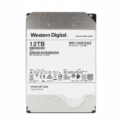 WD Western Digital 12TB Interne Festplatte WD120EDAZ 3,5 Zoll HDD SATA3 7200RPM - Bild 1 von 3