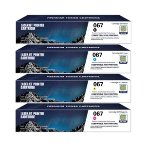 Toner 4x CMYK CRG-067 für Canon LBP631Cw LBP633Cdw MF651Cw MF655Cdw MF657Cdw XXL - Bild 1 von 1