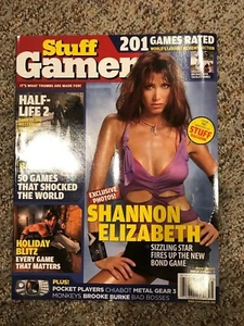 NEW Stuff Gamer PREMIERE ISSUE #1 video game magazine Shannon Elizabeth RARE!!! - Imagen 1 de 1