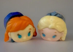DISNEY TSUM TSUM *FROZEN* ELSA & ANNA SMALL FIGURES - Picture 1 of 7