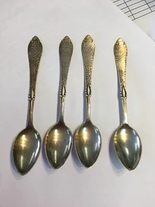 ONE SPOON Christian F. Heise Danish Hand Hammered Silver (826) Spoon No Monogram - Picture 1 of 12