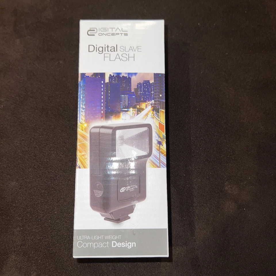 DIGITAL CONCEPTS DIGITAL SLAVE FLASH ULTRA LIGHT WEIGHT COMPACT DESIGN sealed ne - Image 1 of 1