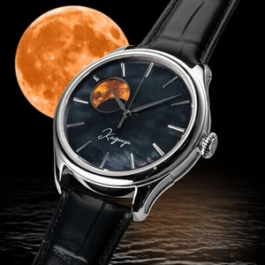 Reloj Dream Moonphase Kaguya Suigetsu TSUKIMI automático H7M01 esfera Raden 42 mm - Imagen 1 de 12