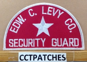 EDW C LEVY CO SECURITY GUARD MICHIGAN (POLICE) SHOULDER PATCH MI - Picture 1 of 2