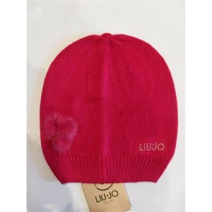 LIU JO CAPPELLO DONNA IN MAGLIA BEANIE CON POMPON GERANIO - Imagen 1 de 3