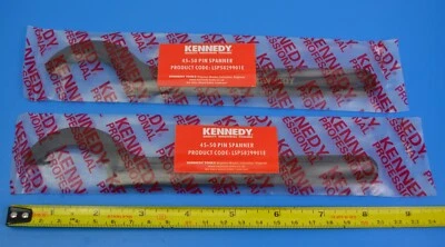 2 x KENNEDY Pin C Hook Spanner / Wrench 45 - 50mm Black Oxide Finish LSP5829901E