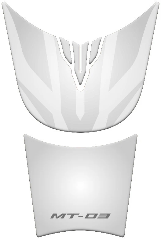 AZ GRAPHISHOP PARASERBATOIO RESINA 3D TANKPAD YAMAHA MT-03 2006 – 2013 GP-518(M) (White)