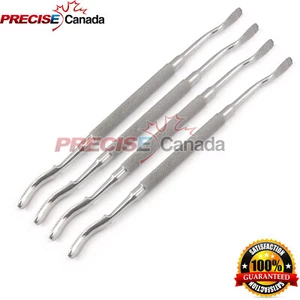 4Pcs Dental Bone File #45 Double Ended Medical Grafting Dental Excavator SS - Picture 1 of 3