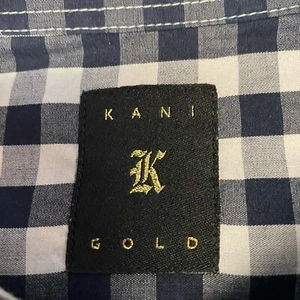 Kani Gold Men's Size 2XL Plaid Shirt Black/white - Picture 1 of 7