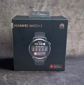 Huawei Watch 3 Active Smartwatch – Black – TOP ZUSTAND - LADEKABEL FEHLT - Zdjęcie 1 z 2