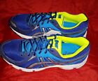 Brand New Authentic Asics Patriot 7 Trainers, Blue /silver /yellow UK 6 /EU40