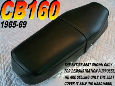 CB160 New seat cover. Honda 1965-69 CB 160 Black 099B - Image 1 of 4