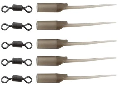 Fox Matrix Horizon Protector Sleeves - 5 Gummisleeves + 5 Wirbel, Angelwirbel