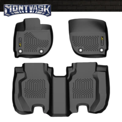 3D Molded TPE Floor Mats Liners Fit For 2015-2020 Honda Fit All Weather - Image 1 of 4