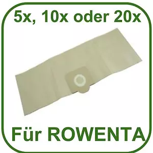 5-20x Staubsaugerbeutel für ROWENTA Bully RB 800>839, 850, 860 NEU - Bild 1 von 1