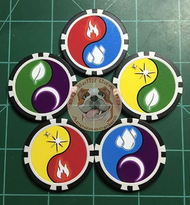 Force of WIll - Dual Energize Tokens / Coins 1.0 - Picture 1 of 2