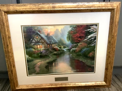 Imagen de interiores de casa Thomas Kinkade, ¡firmada! Foto 1 de 4