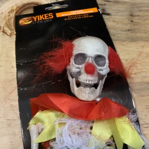 Tela esqueleto payaso y decoración colgante de plástico, 16 pulgadas ~ interior/exterior - Imagen 1 de 7